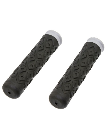 M.T.B Grips 7/8 long 130mm Diamond Grey/Black.